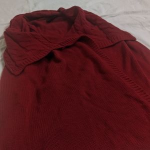 ⭐Cardigan Vest New Directions Large Red